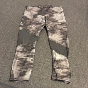 Under Armour Black and Gray Athletic Leggings